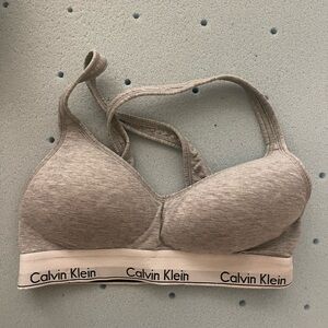 Calvin Klein Heather Gray Bralette